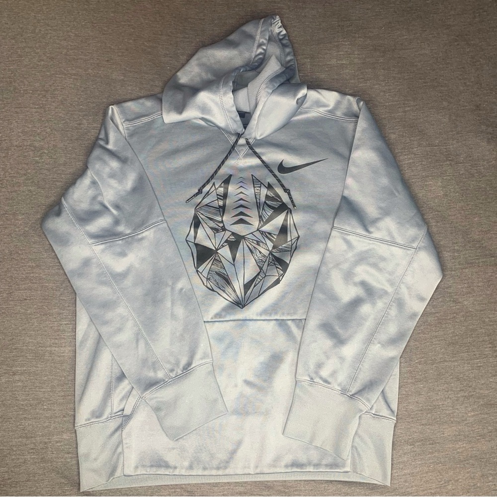 Nike Football Hoodie Pullover with Geometric Design Small